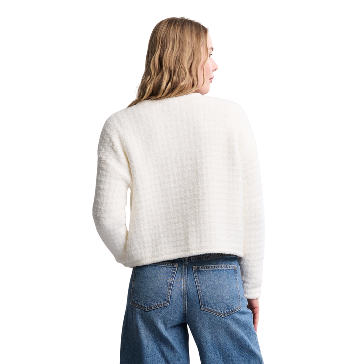 CozyChic Textured Button Front Cardigan