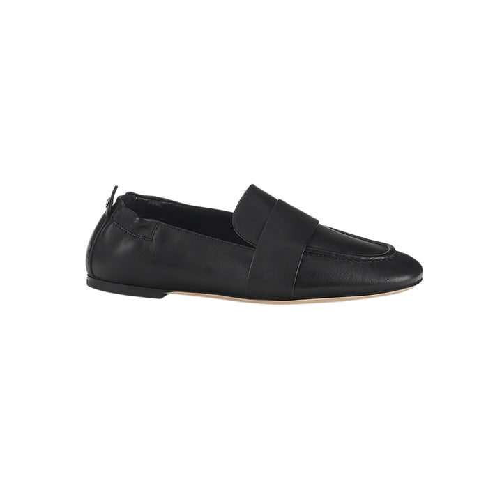Cristiana Velour Mocasin in Black