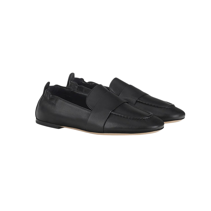 Cristiana Velour Mocasin in Black