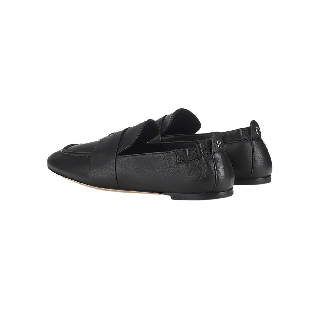 Cristiana Velour Mocasin in Black