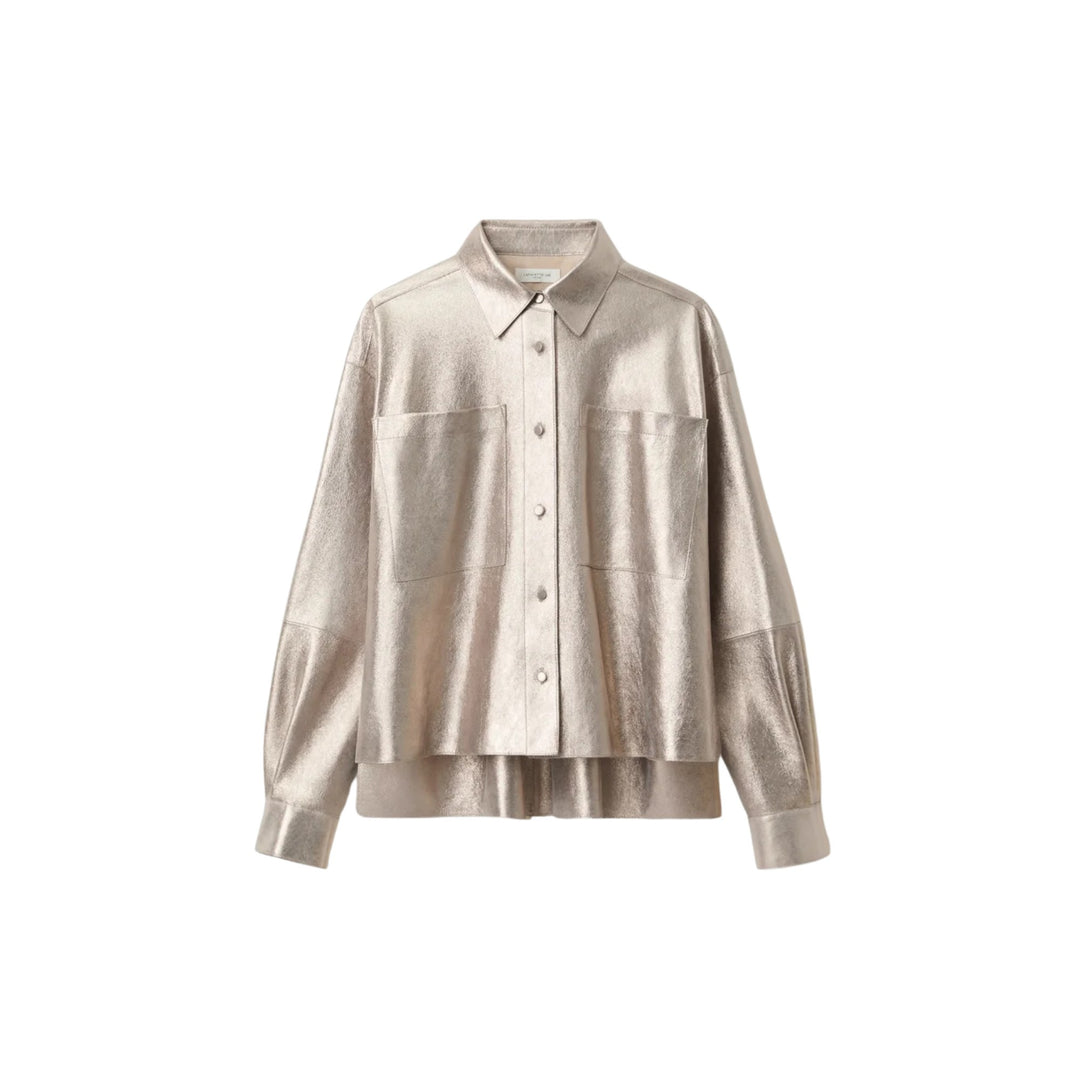 Cropped Boyfriend Shirt