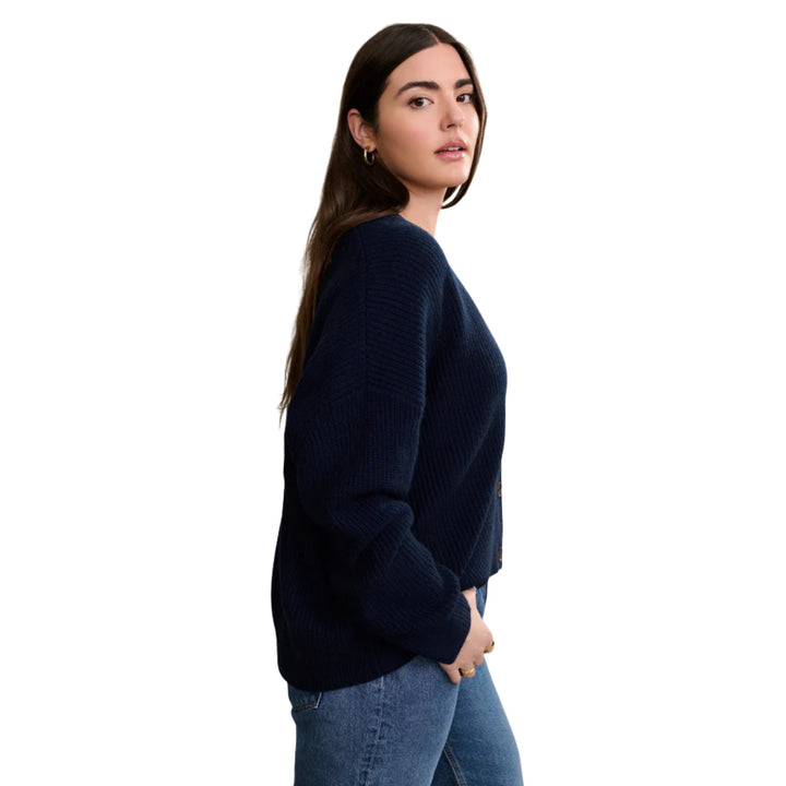 Cropped Cashmere Cocoon Cardigan
