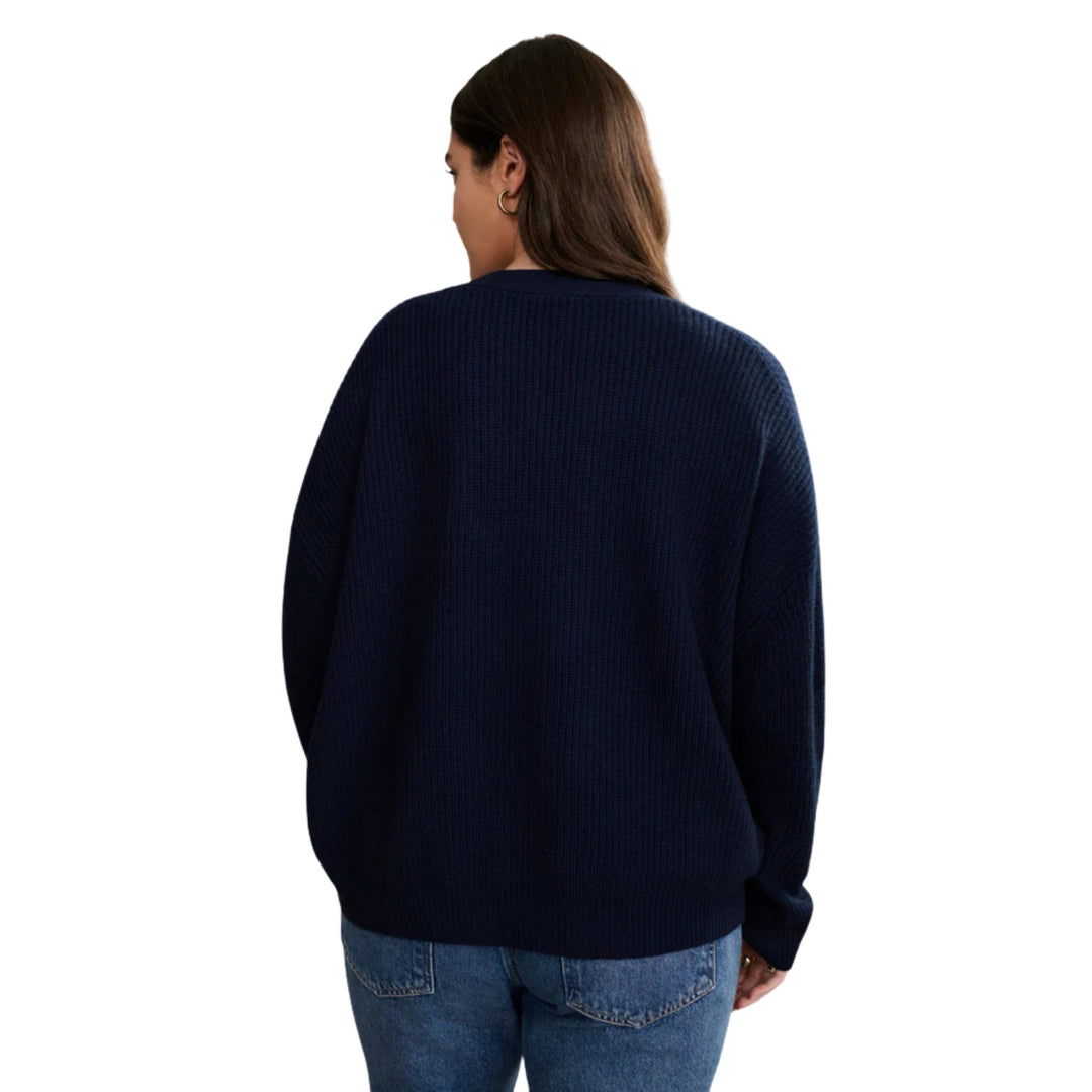 Cropped Cashmere Cocoon Cardigan