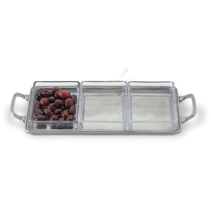 Crudite Tray with 3 Cocktail Forks