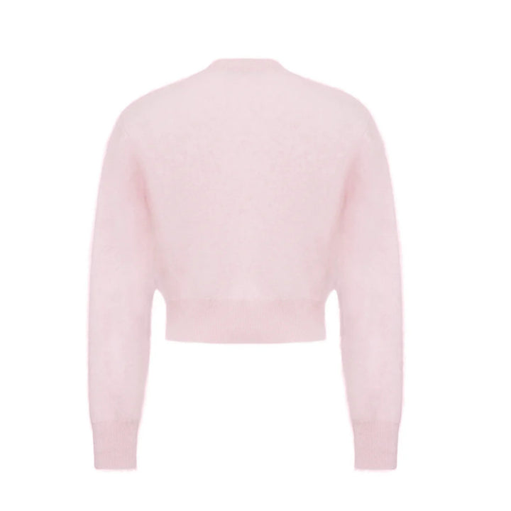 Cruz Cardigan Knit in Brushed Cashmere in Pink