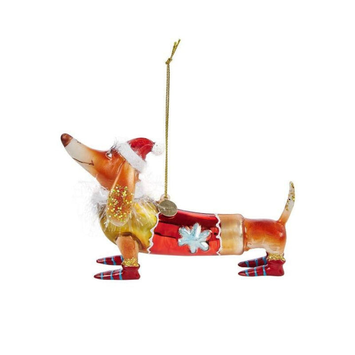 Dachsund with Hat Ornament
