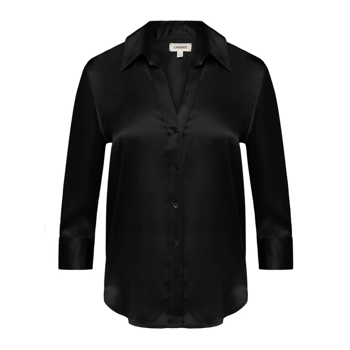 Dani 3/4 Sleeve Blouse, Black