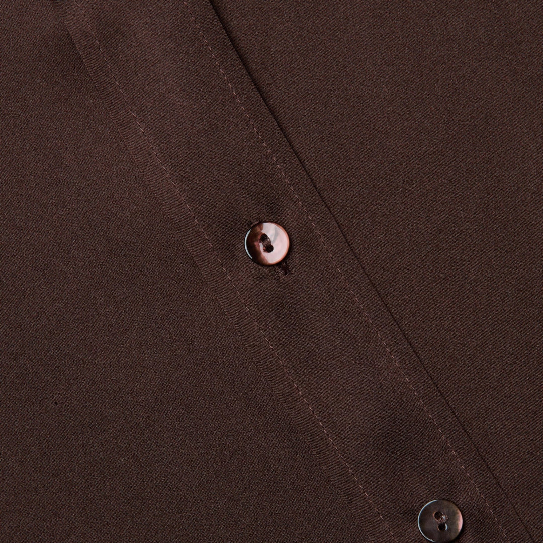 Dani 3/4 Sleeve Blouse, Coffee Bean
