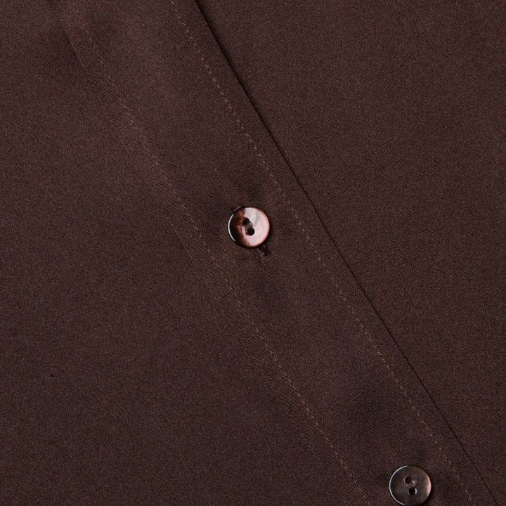 Dani 3/4 Sleeve Blouse, Coffee Bean
