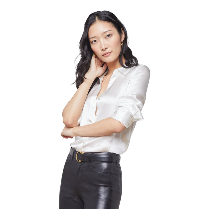 Dani 3/4 Sleeve Blouse, Ivory