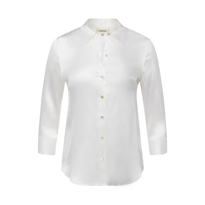 Dani 3/4 Sleeve Blouse in Ivory