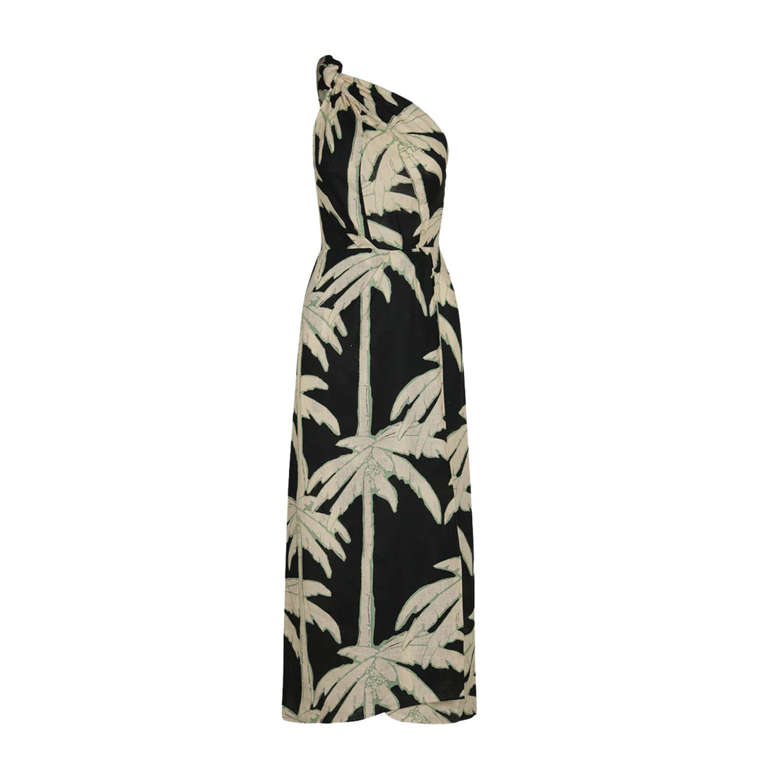 Dark Palms Ankle Dress