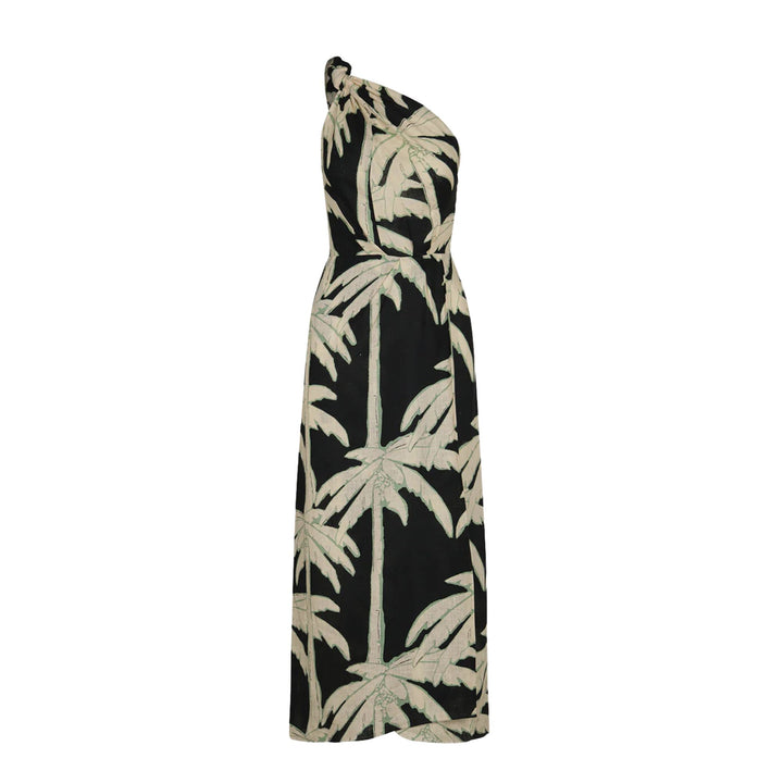Dark Palms Ankle Dress