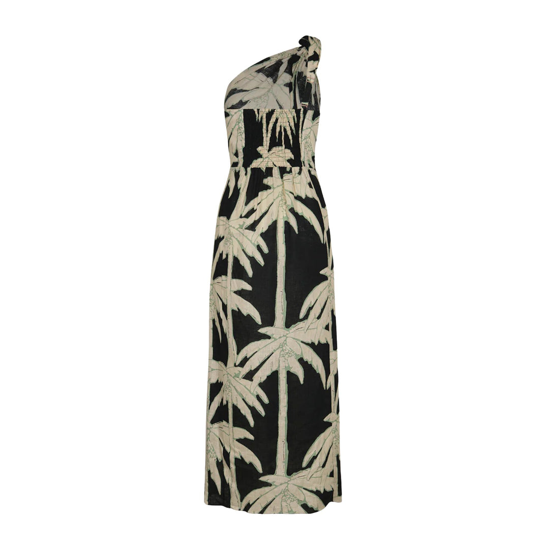 Dark Palms Ankle Dress