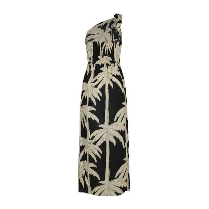 Dark Palms Ankle Dress