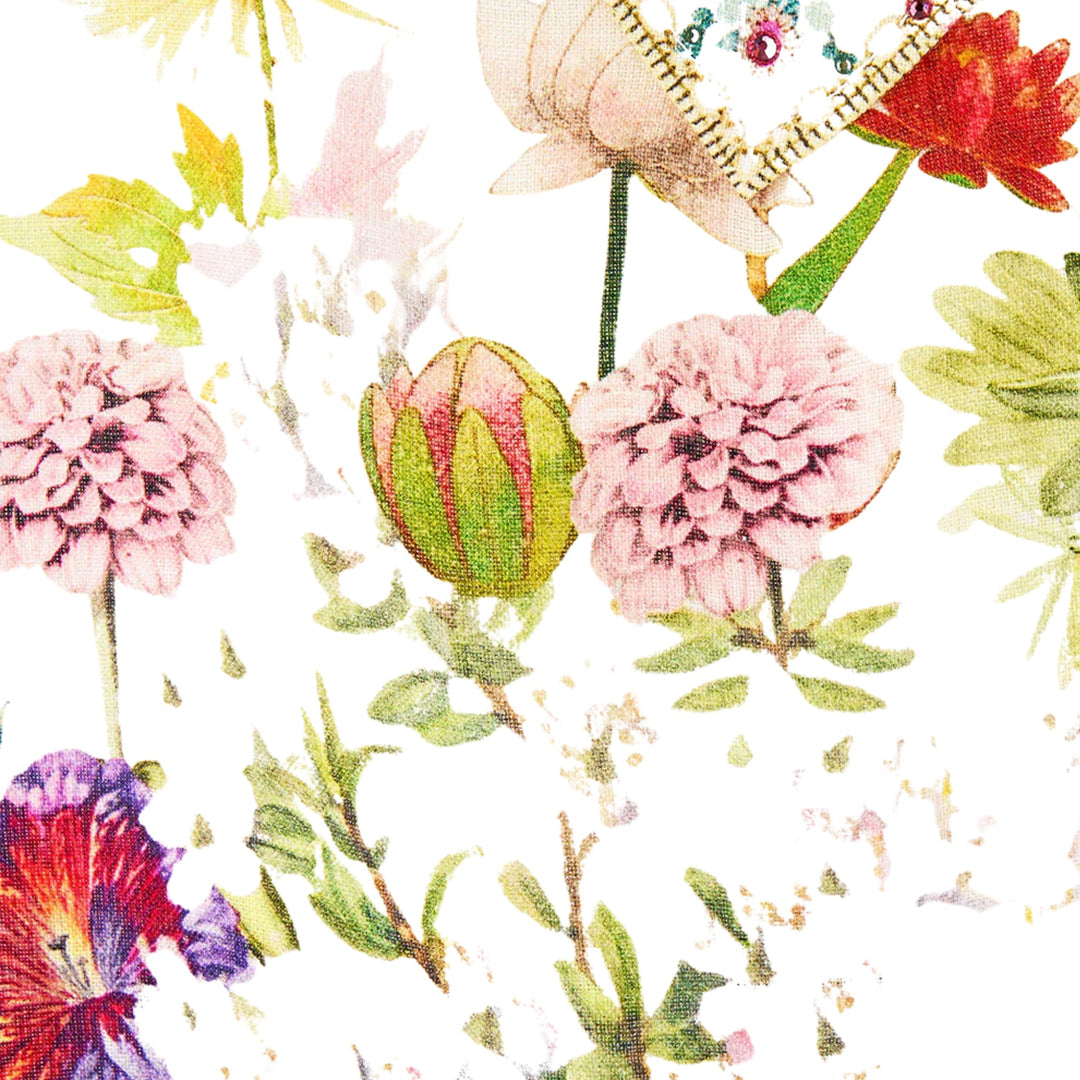 Deep V Neck Hardware Kaftan in The Call Of Catalonia