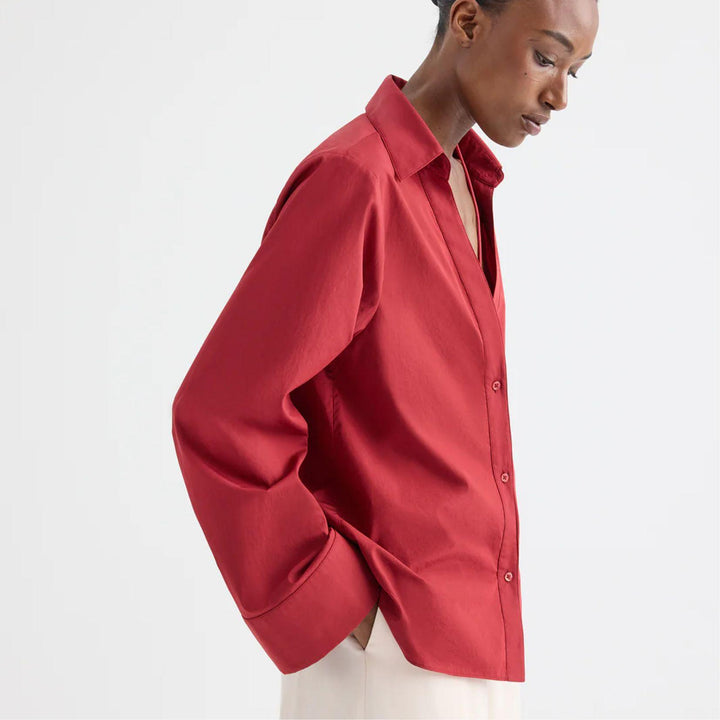 Deep V Relaxed Shirt