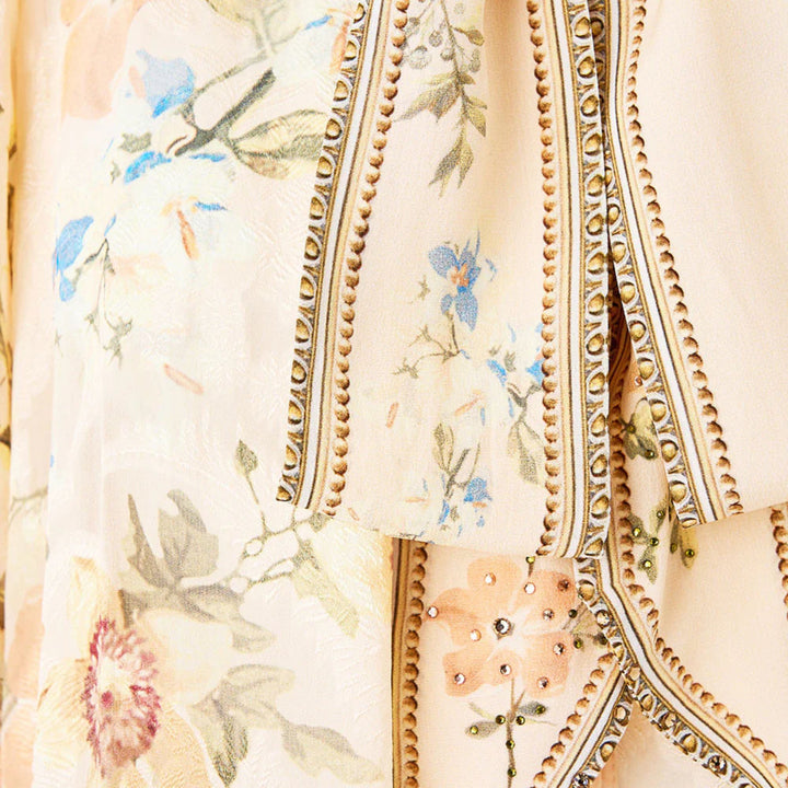 Detachable Pussy Bow Raglan Blouse