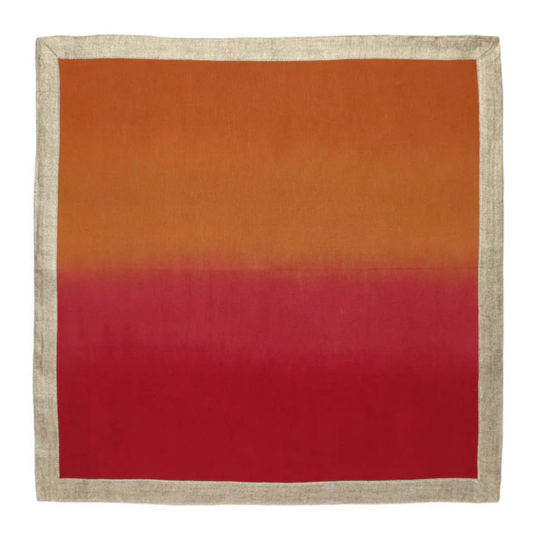 Dip Dye Napkin - Cranberry