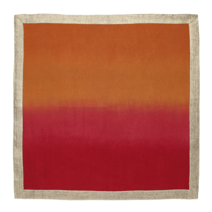 Dip Dye Napkin - Cranberry