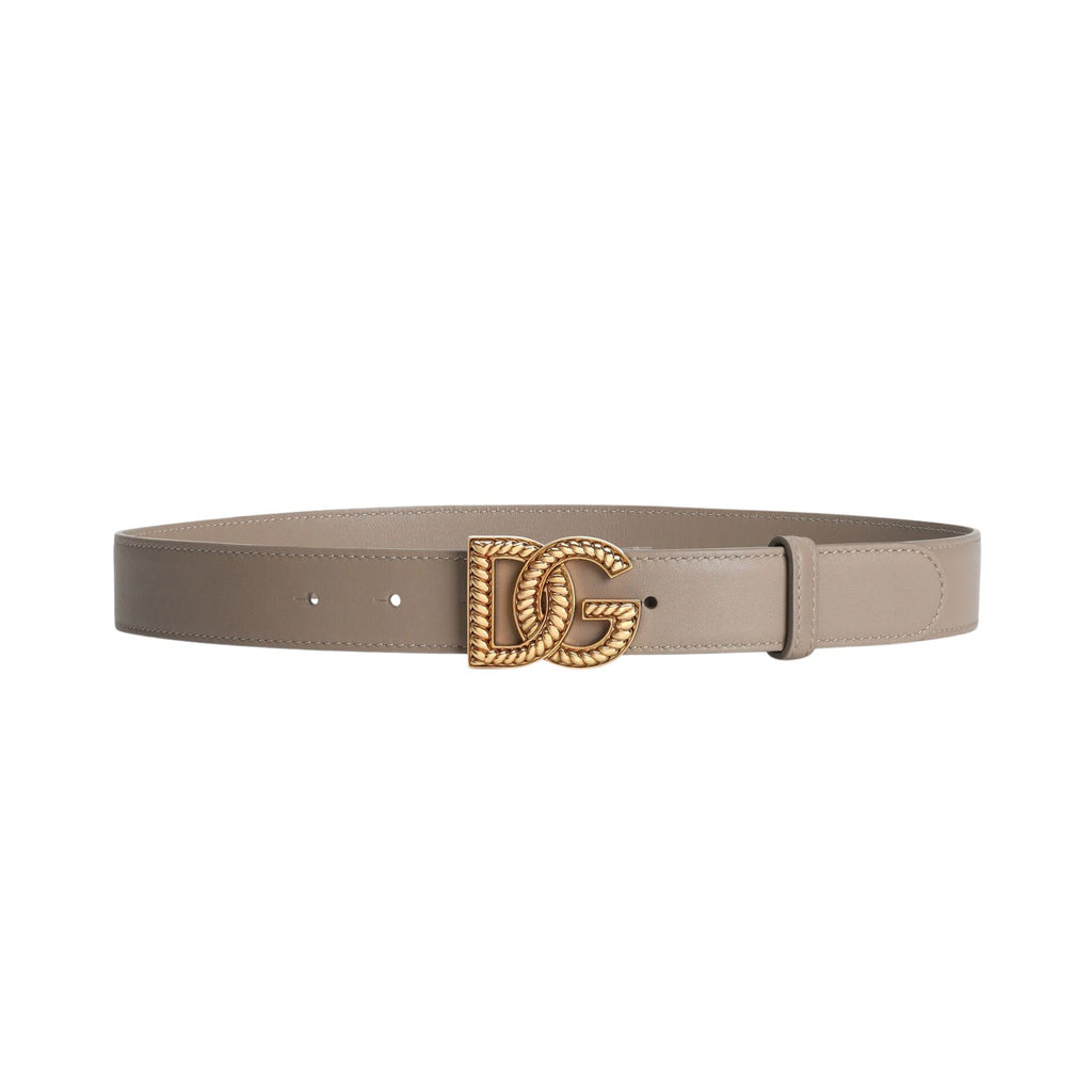 Dolce & Gabbana Logo Belt in Beige – Gwynn display picture 3