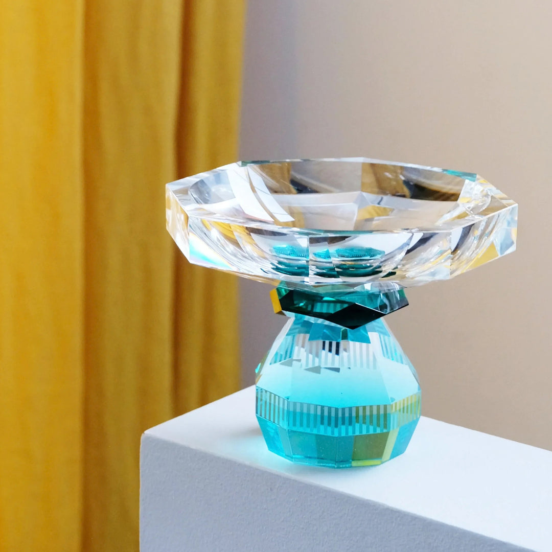 Madison Bowl - Azure/Clear/Green