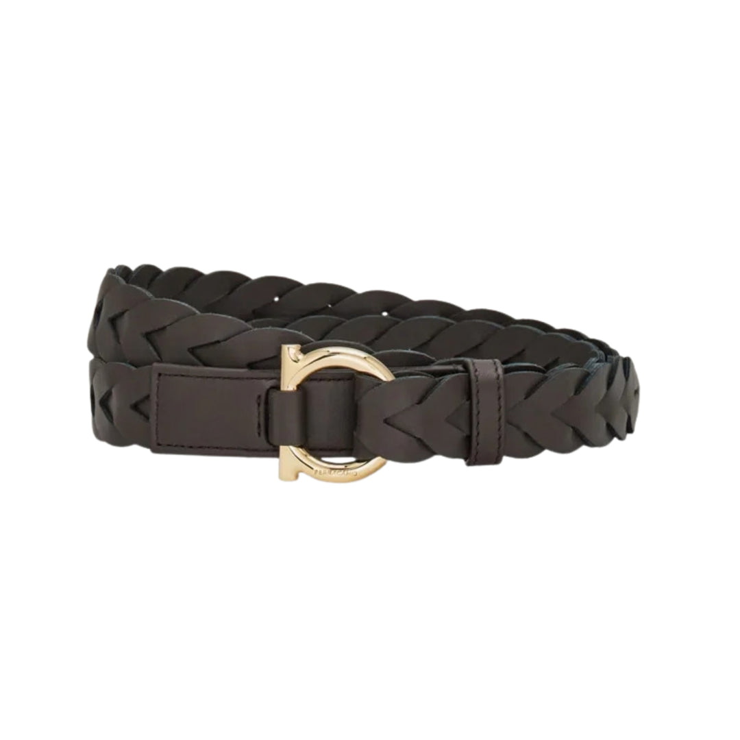 Donna H25 Tie Woven Belt - Testa Di Moro