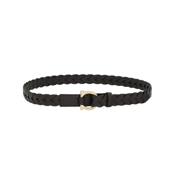 Donna H25 Tie Woven Belt - Testa Di Moro