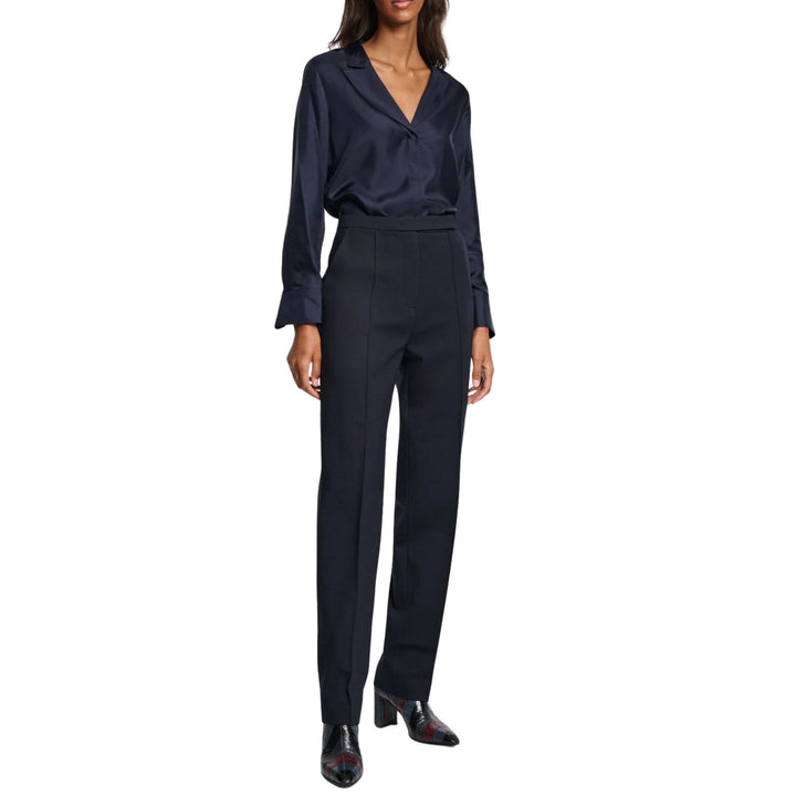 Trench it Up Blouse - Blue Night