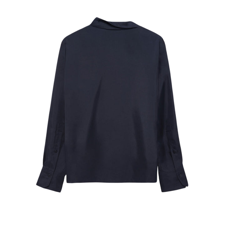 Trench it Up Blouse - Blue Night