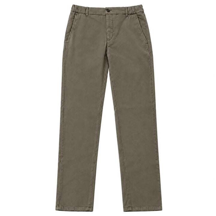 Drawstring Soft Drill Pant in Tobacco