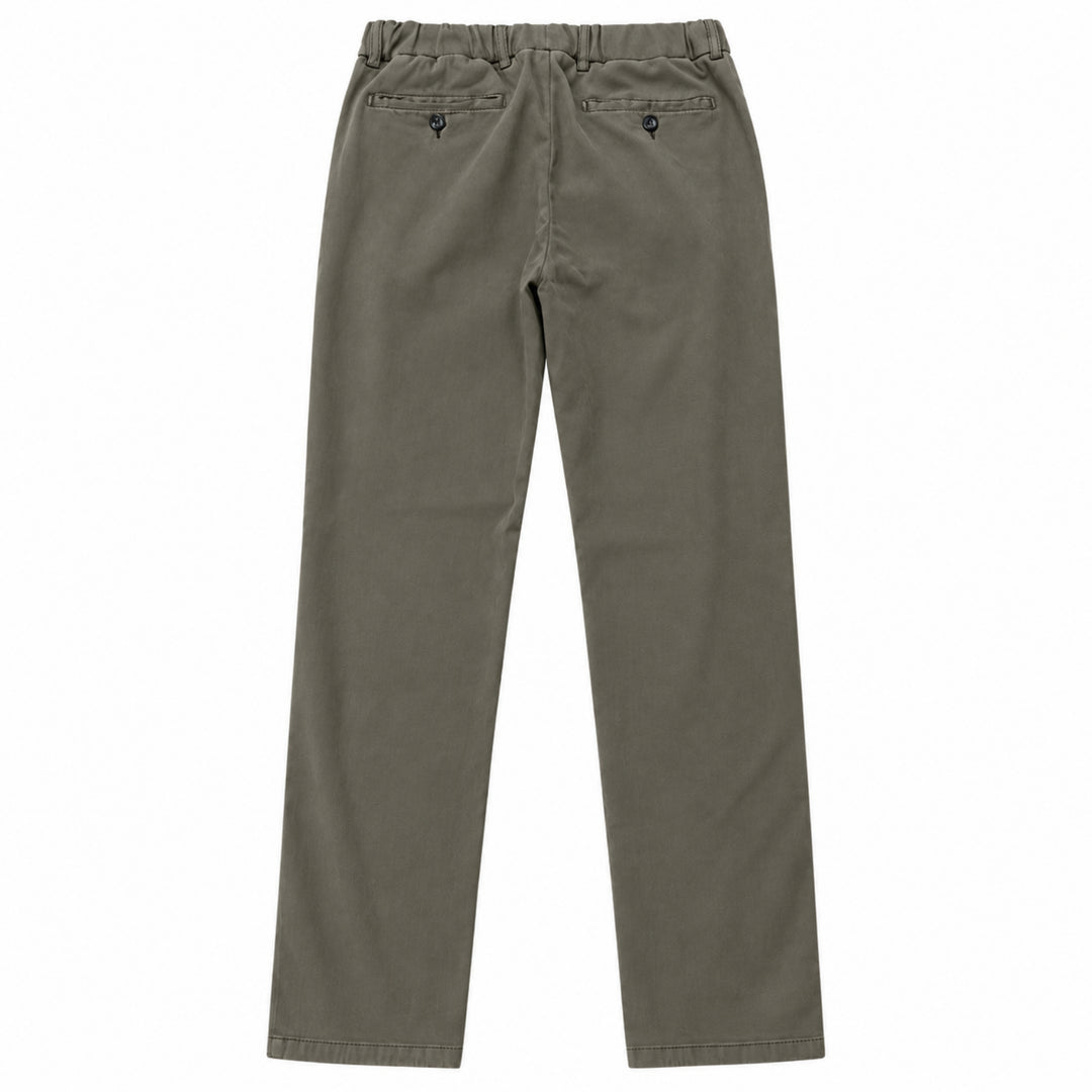 Drawstring Soft Drill Pant in Tobacco
