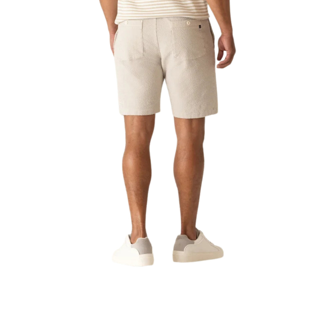 Drawstring Short in Supernatural Seersucker