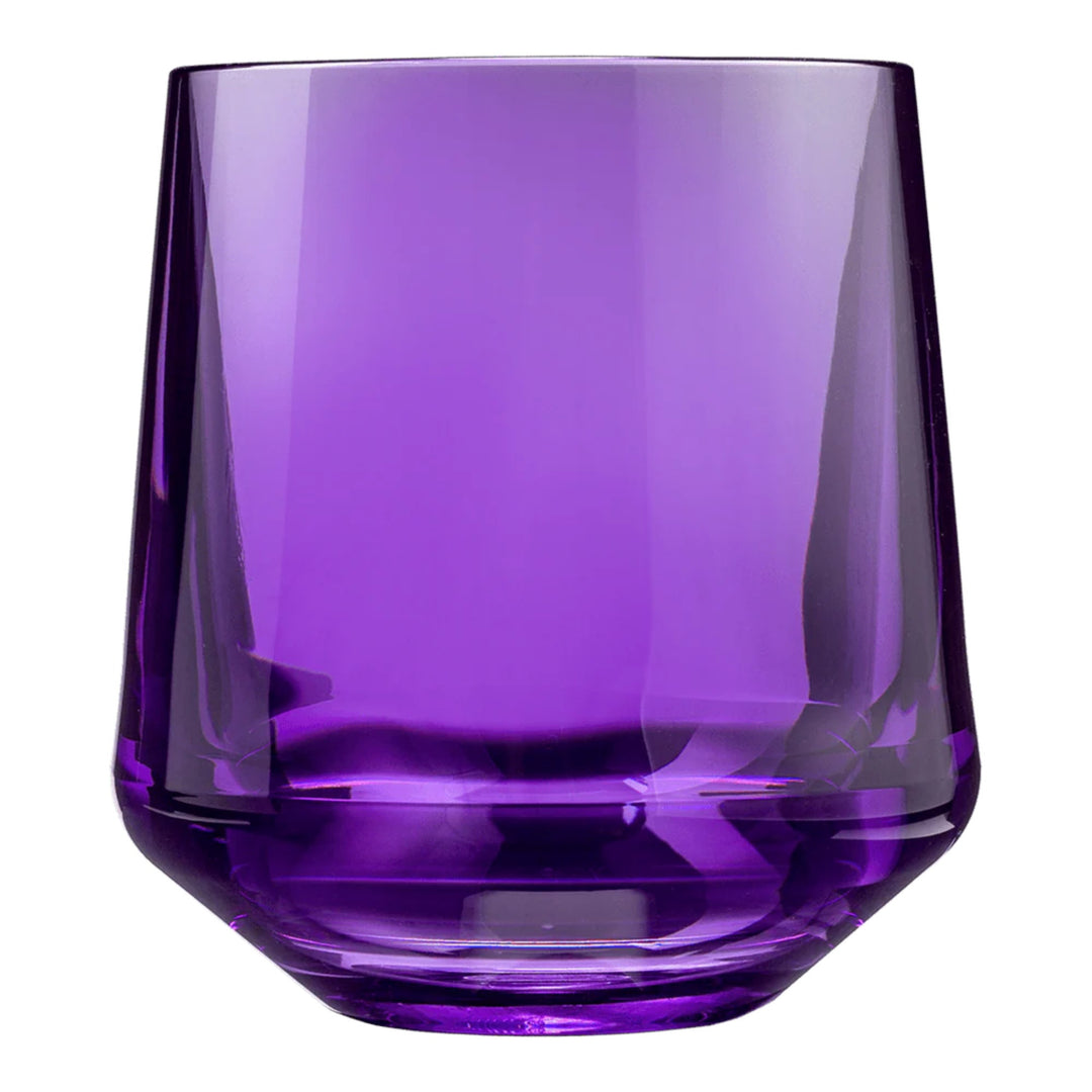 Drinique Stemless Wine Glass - 12oz - Purple