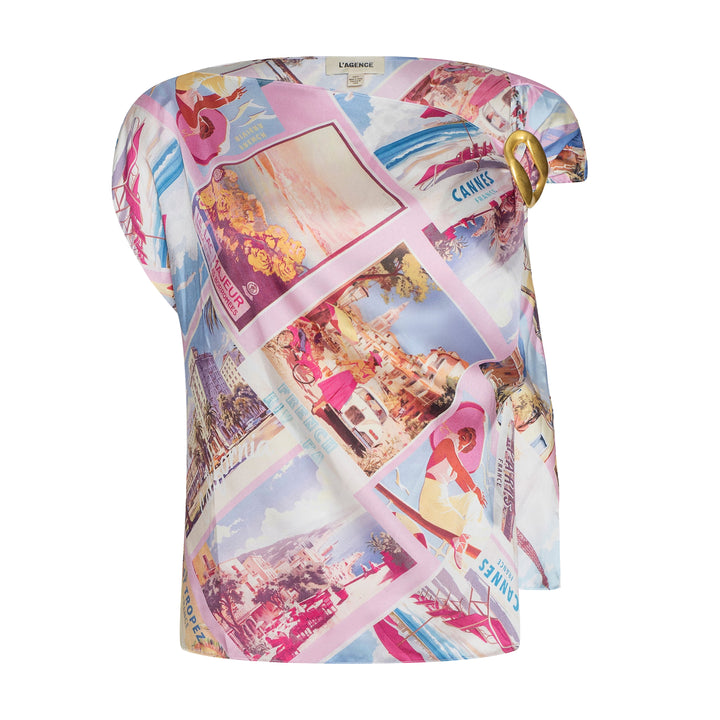 Driselle Scarf Top