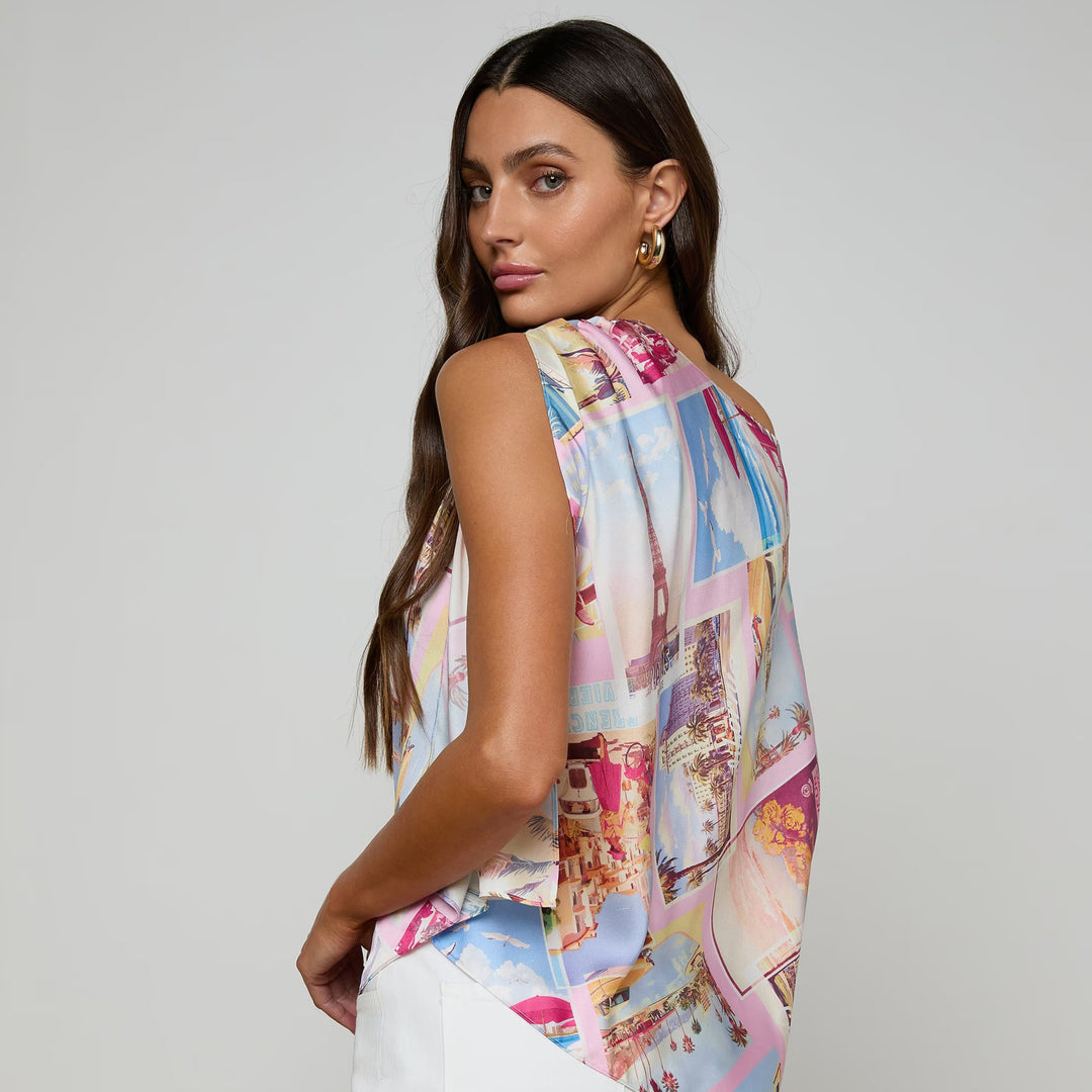 Driselle Scarf Top
