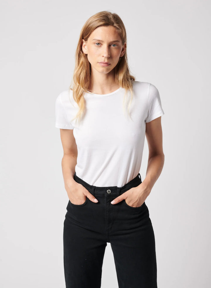 S/S Crew - Viscose - Noir