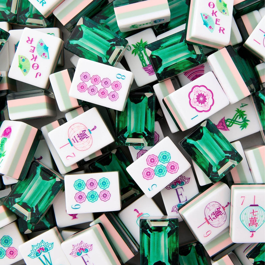 Emerald Mahjong Tiles