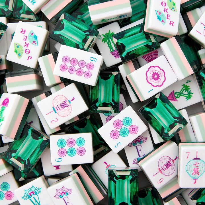 Emerald Mahjong Tiles
