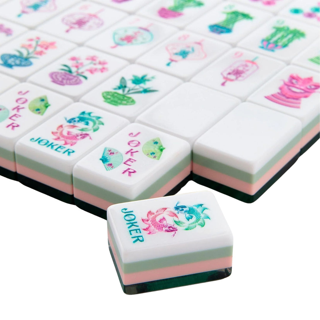 Emerald Mahjong Tiles