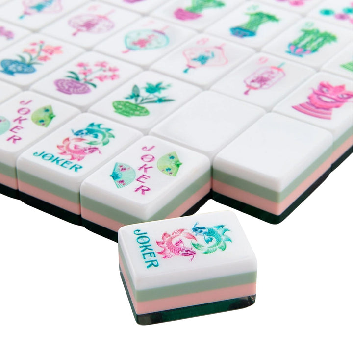 Emerald Mahjong Tiles