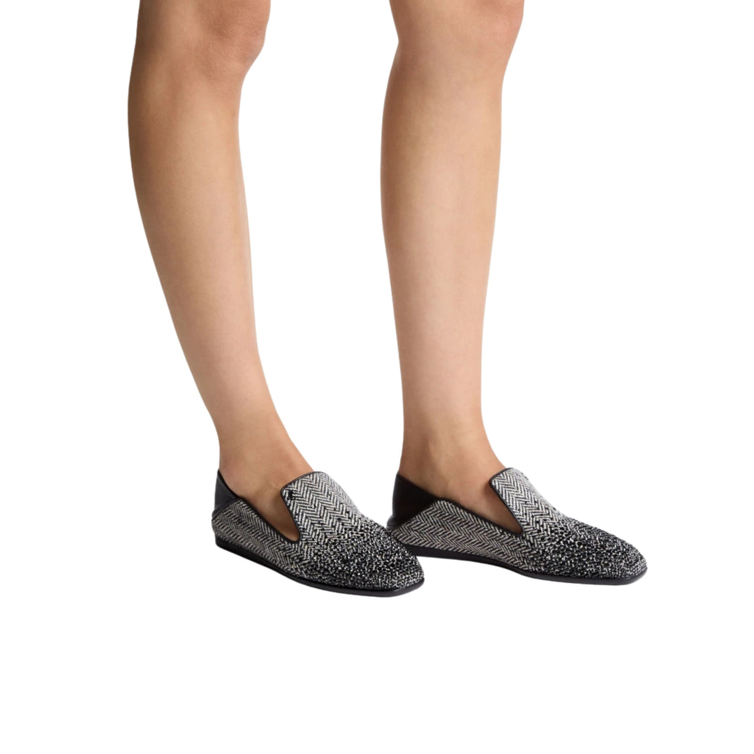 Eliot Slipper in Grey/Black Mix