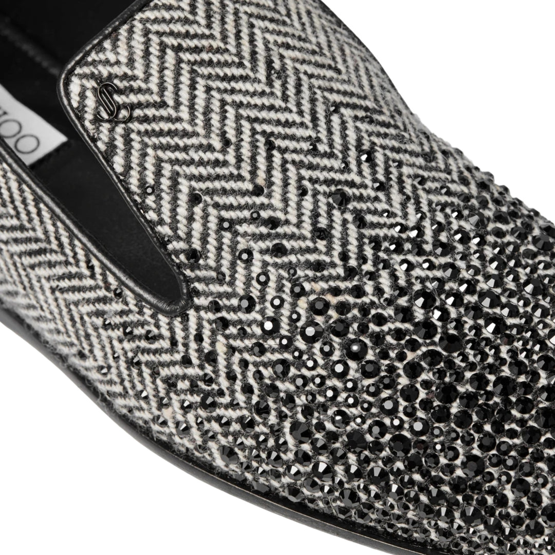 Eliot Slipper in Grey/Black Mix