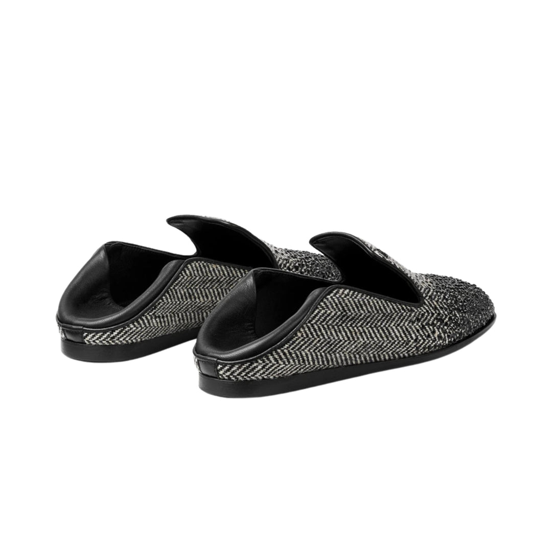 Eliot Slipper in Grey/Black Mix