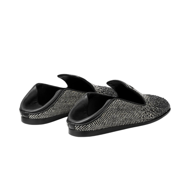 Eliot Slipper in Grey/Black Mix