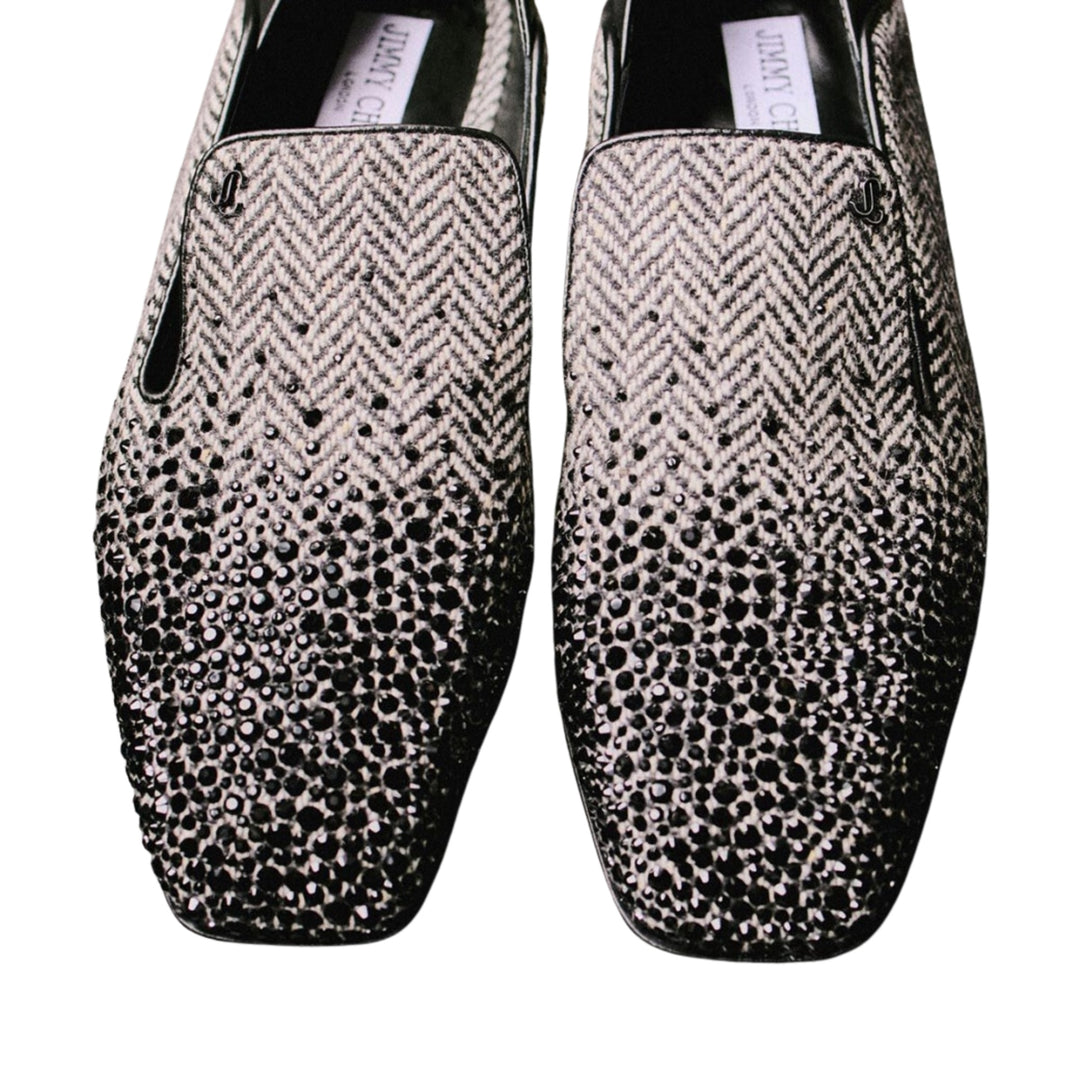 Eliot Slipper in Grey/Black Mix