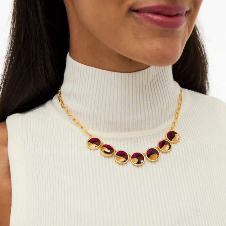 Ella Multi Bezel Necklace