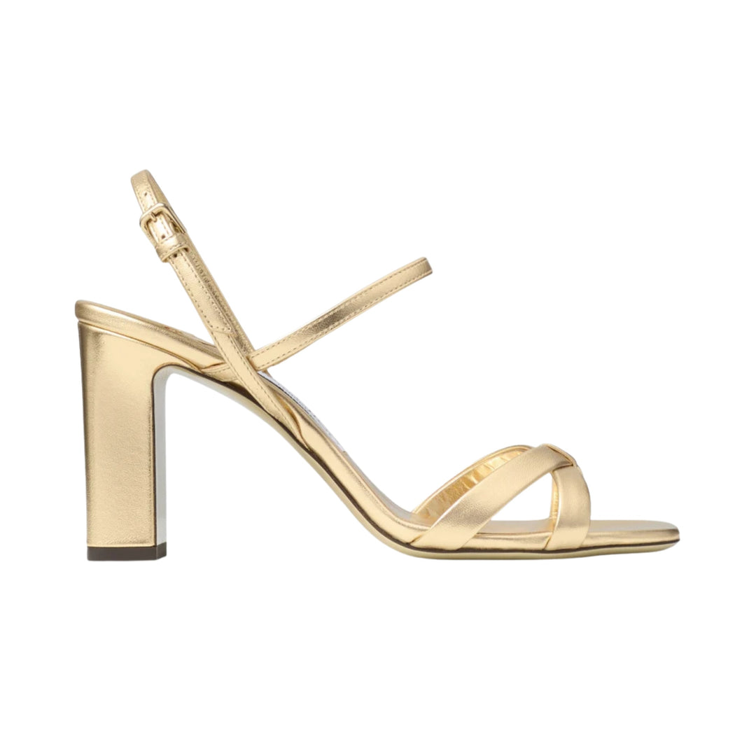 Elsy 85 Sandal in Gold