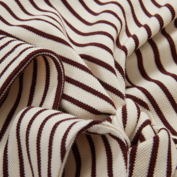 Elvaris Dress in Dove/Raisin