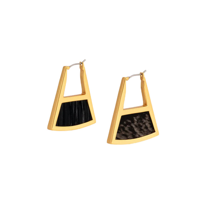 Emma Double Sided Triangle Hoop